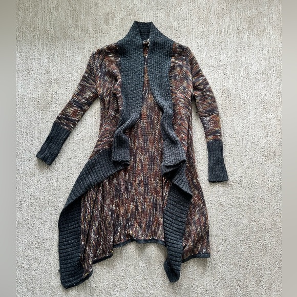 Fall Multi Color Long Sweater - Picture 2 of 2